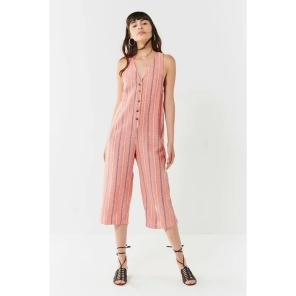 Urban Outfiters Jordan Button Down Jumpsuit